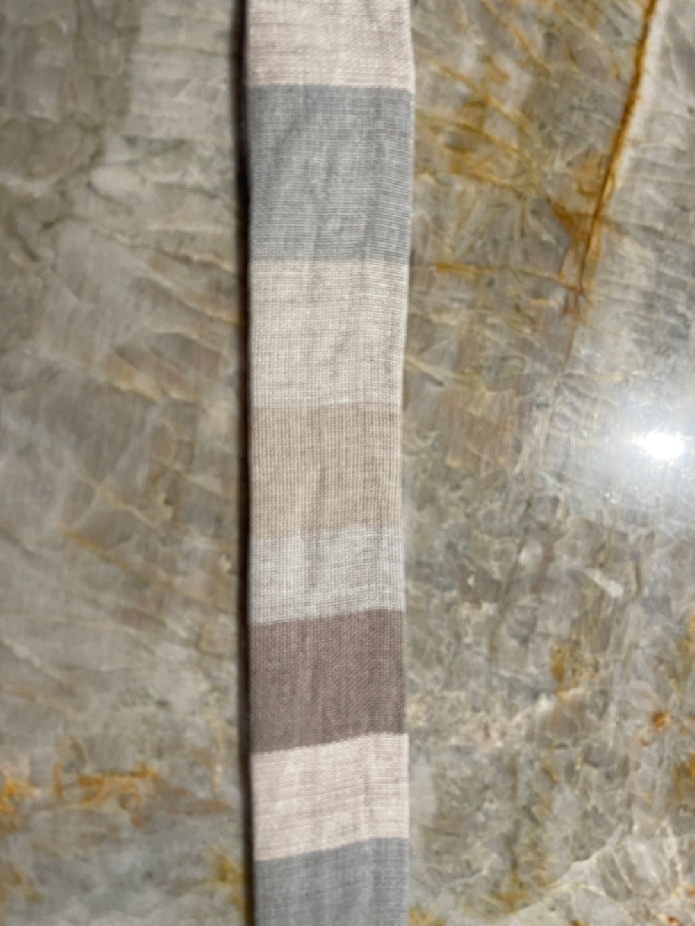 Fabric Chain or Cord Cover, Linen Stripe, 56" 2 Available